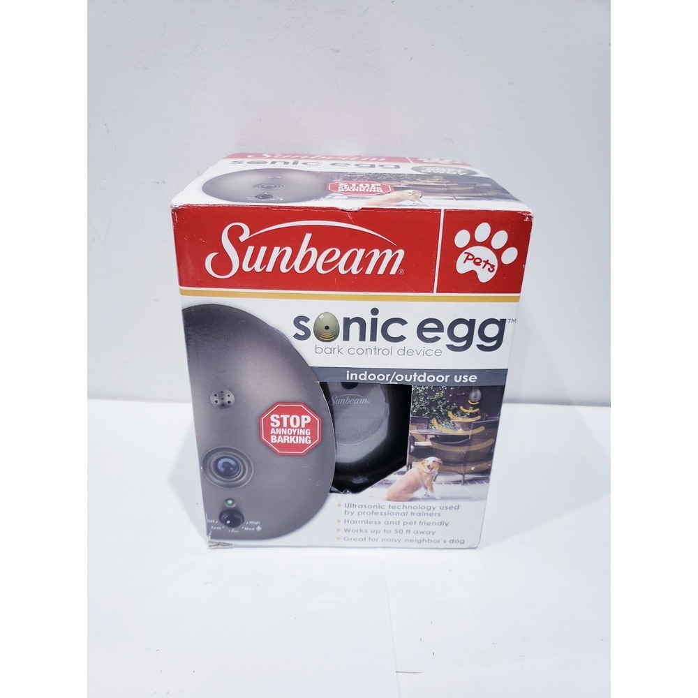 Sunbeam Sonic Egg Ultrasonic Bark Control
